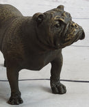 English Bulldog Miniature Bronze Sculpture 3" x 6"