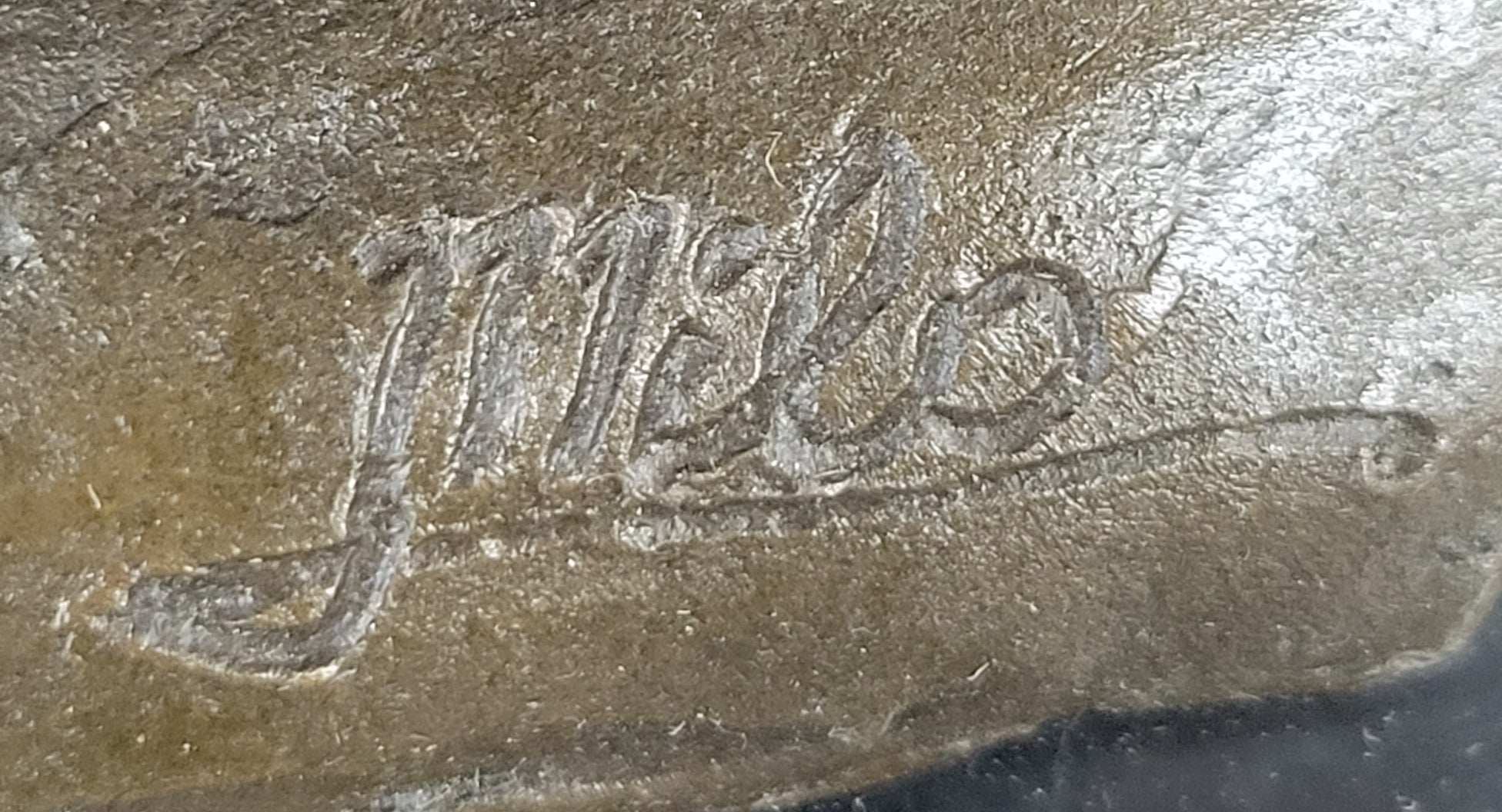 Milo Elephant Bronze Sculpture on Marble Base