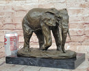 Original Artwork by Miguel Lopez (Milo) Elephant in Motion Bronze Sculpture Statue
