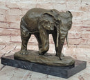 Original Artwork by Miguel Lopez (Milo) Elephant in Motion Bronze Sculpture Statue