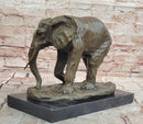 Original Artwork by Miguel Lopez (Milo) Elephant in Motion Bronze Sculpture Statue