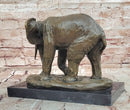 Original Artwork by Miguel Lopez (Milo) Elephant in Motion Bronze Sculpture Statue