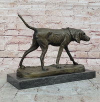Service Dog Support Animal Bronze Sculpture 9.5" x 12"