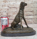 Bronze Service Dog w/ Vest 10” x 10” Sculpture