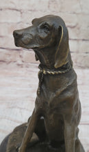 Bronze Service Dog w/ Vest 10” x 10” Sculpture