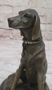 Labrador Retriever Hunting Trials Trophy Water Gun Duck Bronze