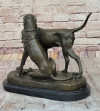Service Dogs Hunting Hound Retriever Hot Cast Bronze Sculpture