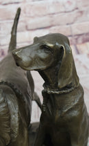 Service Dogs Hunting Hound Retriever Hot Cast Bronze Sculpture