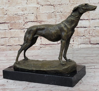 Fremiet Greyhounds Racing Dog Bronze Sculpture
