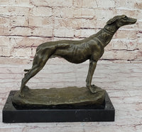 Fremiet Greyhounds Racing Dog Bronze Sculpture