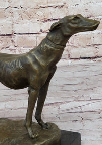 Fremiet Greyhounds Racing Dog Bronze Sculpture
