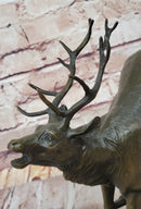 Milo “Stag by Lecourtier” Reproduction – Deer Bronze Sculpture