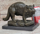 Persian Cat by Charles Emile Jonchery Bronze 7" x 9.5"