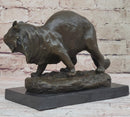 Persian Cat by Charles Emile Jonchery Bronze 7" x 9.5"