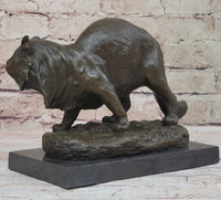 Persian Cat by Charles Emile Jonchery Bronze 7" x 9.5"