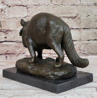 Persian Cat by Charles Emile Jonchery Bronze 7" x 9.5"