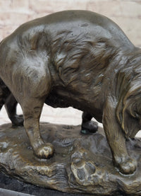 Persian Cat by Charles Emile Jonchery Bronze 7" x 9.5"