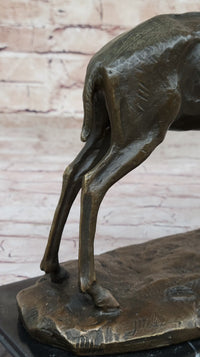 Antelope Kudu Gazelle African Safari Bronze Sculpture