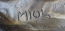 Buck Deer Elk Stag Wildlife Art Bronze Marble