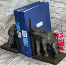 Bronze Elephant Bookends Sculpture Art
