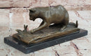 Cat playing with a butterfly by Miguel Fernando Lopez (Milo) Bronze Sculpture