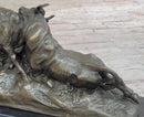 COMBAT DE TAUREAUX by Clesinger Bulls Fighting Bronze Statue Sculpture 5" x 10"
