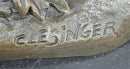 COMBAT DE TAUREAUX by Clesinger Bulls Fighting Bronze Statue Sculpture 5" x 10"