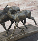 Deer Buck Elk Doe Fawn Caribou Reindeer Bronze 11" x 13"