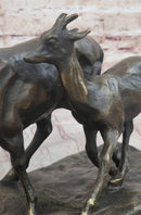 Deer Buck Elk Doe Fawn Caribou Reindeer Bronze 11" x 13"