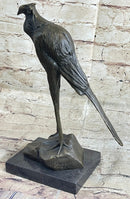 Handmade Bronze Sculpture, Statue STORK EXOTIC BRONZE Gift