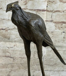 Handmade Bronze Sculpture, Statue STORK EXOTIC BRONZE Gift
