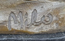 Two Playful Bears Bronze Sculpture by Milo on Marble Base