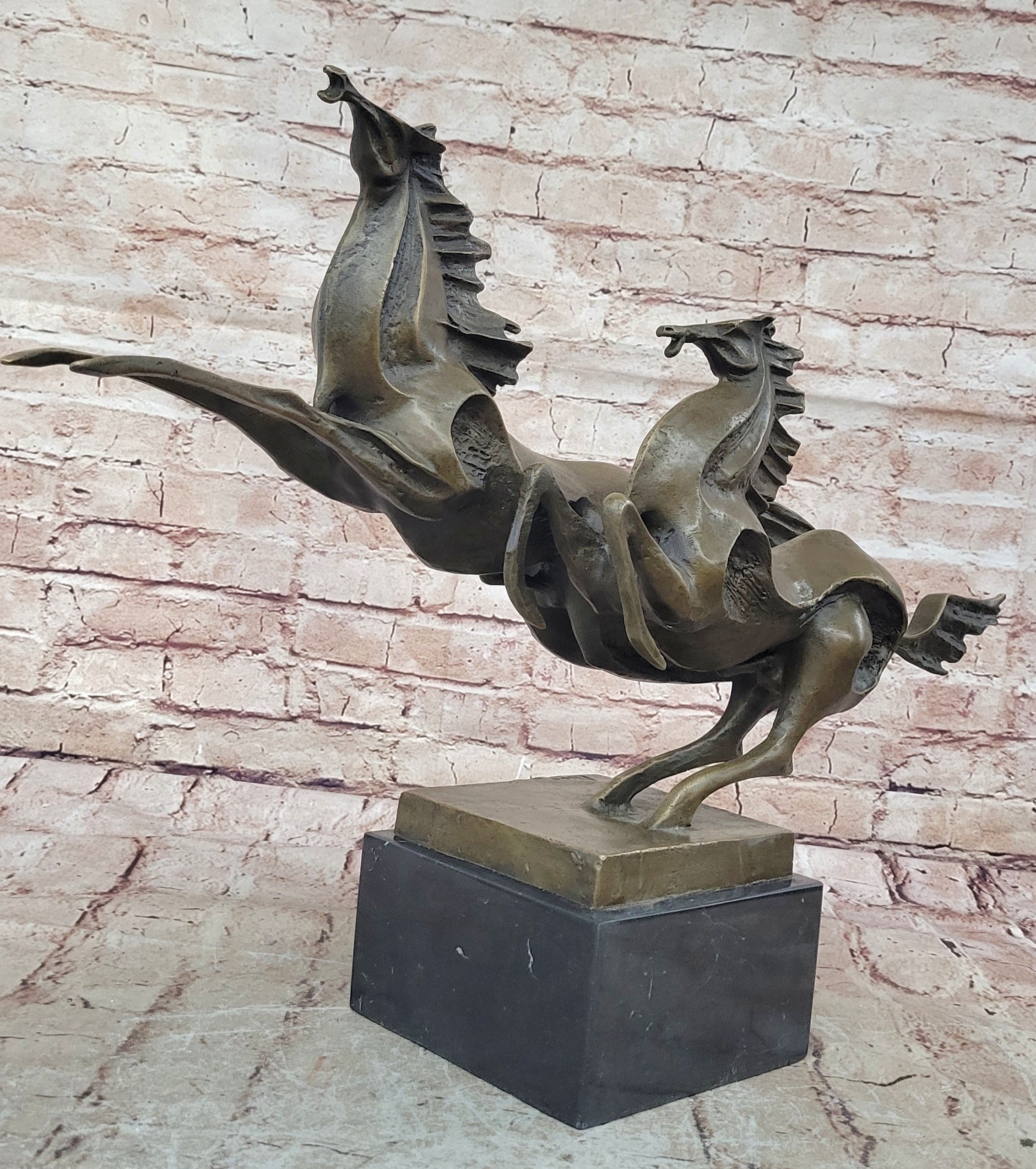 Galloping Horses Bronze Sculpture by Milo