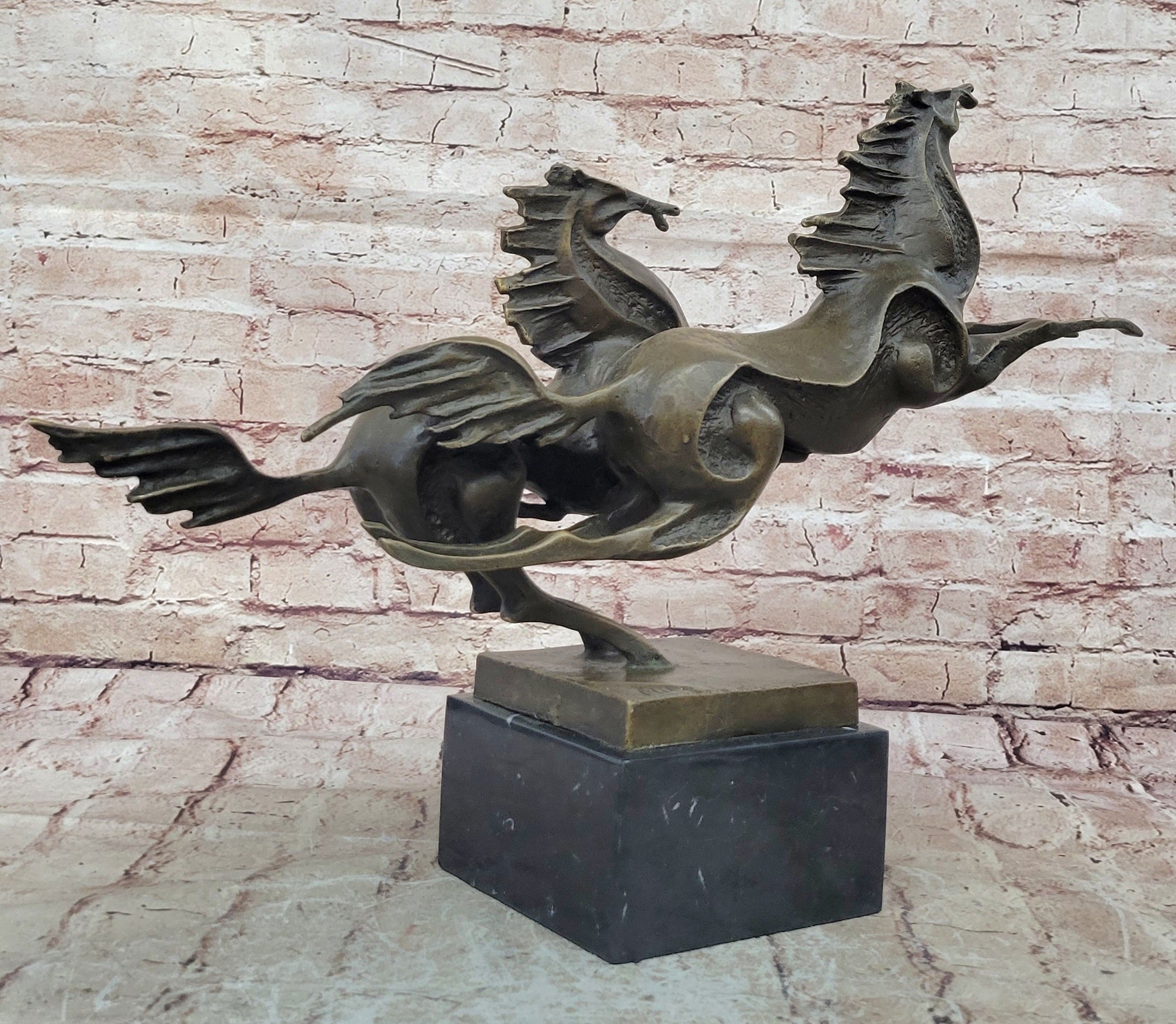 Galloping Horses Bronze Sculpture by Milo