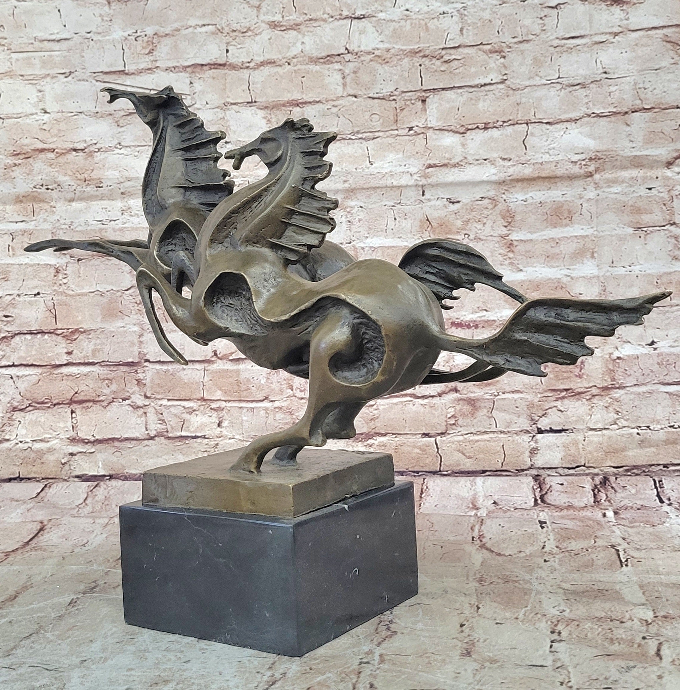 Galloping Horses Bronze Sculpture by Milo
