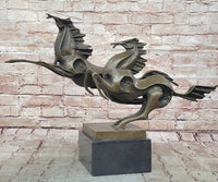 Galloping Horses Bronze Sculpture by Milo