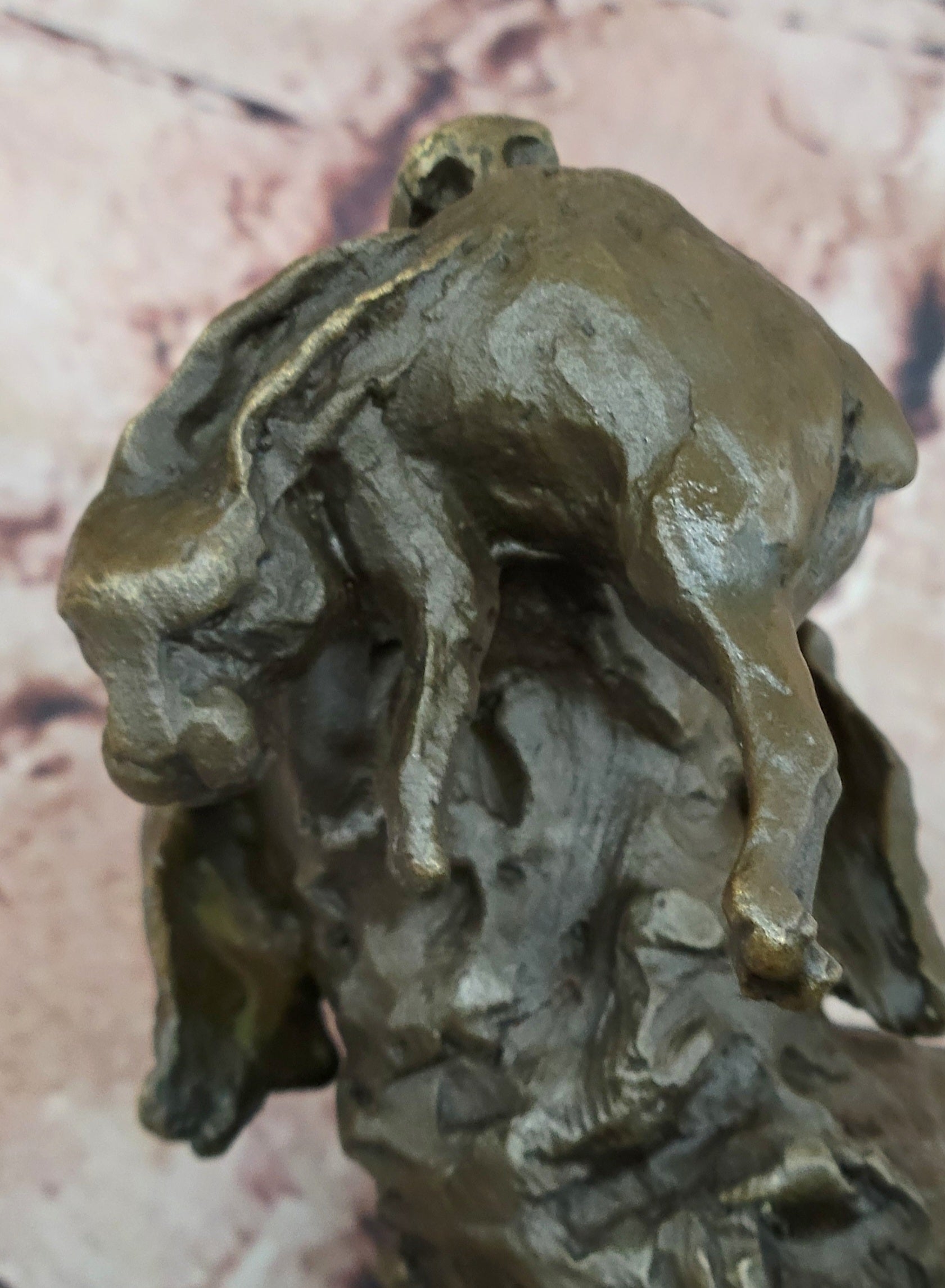 Labrador Retriever with Bird Duck In Mouth Bronze Statue Sculpture Hunting Decor