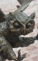 Signed Original Milo Bronze Owl in Flight Attacking Bird Tawny Barn Birds Hand Made