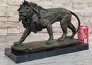 Young Male Lion Hot Cast Bronze Sculpture by Milo