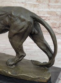 Young Male Lion Hot Cast Bronze Sculpture by Milo