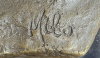 Young Male Lion Hot Cast Bronze Sculpture by Milo