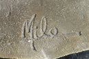 Bronze Sculpture of a Stalking Tiger W/ Brown Patina on a Marble Plinth by Milo
