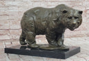 Bronze Sculpture Animal Sculpture Grizzly Bear Home Decor Art Signed Milo Statue