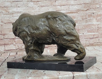 Bronze Sculpture Animal Sculpture Grizzly Bear Home Decor Art Signed Milo Statue