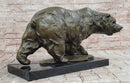 Bronze Sculpture Animal Sculpture Grizzly Bear Home Decor Art Signed Milo Statue
