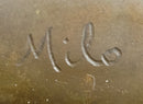Signed Milo Polar Bear Mom And son Bronze Sculpture Abstract Modern Sculpture