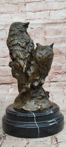 Bronze Animal Sculptures Owls Milo Garden Statue