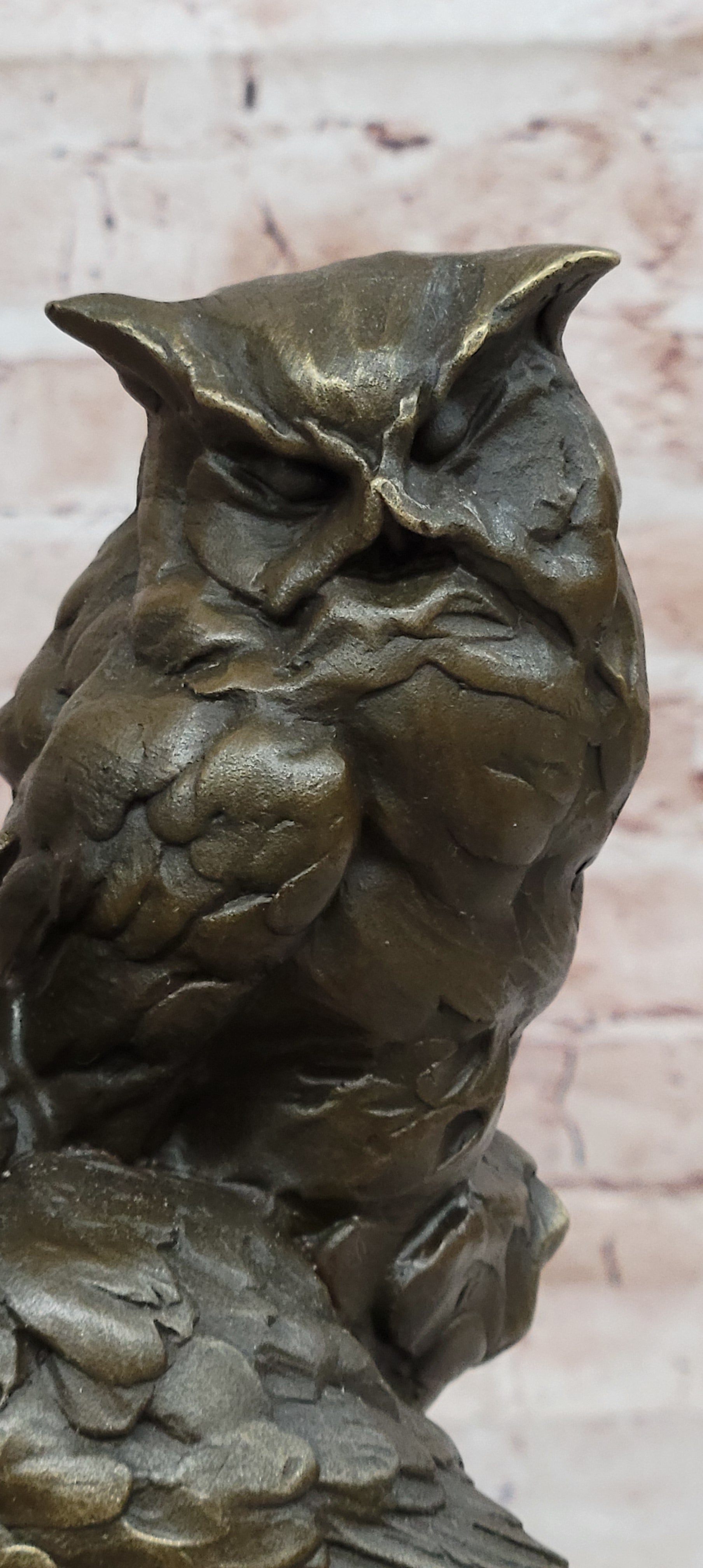 Bronze Animal Sculptures Owls Milo Garden Statue