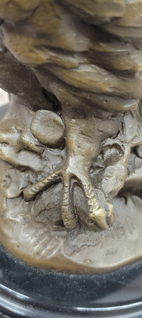Bronze Animal Sculptures Owls Milo Garden Statue