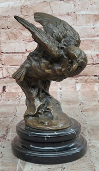Art Bronze Flying Owl Statue Animal Sculpture Desk Statue by Milo Statue